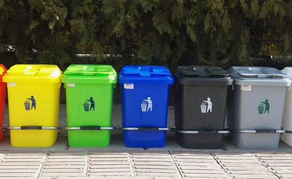 رنگبندی سطل زباله 40 لیتری پلاستیکی